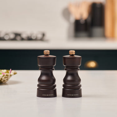 Cole & Mason London Chocolate Wood Salt & Pepper Mills